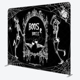 Lofaris Boos And Booze Halloween Square Tension Backdrop